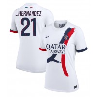 Fotbalové Dres Paris Saint-Germain Lucas Hernandez #21 Dámské Venkovní 2024-25 Krátký Rukáv